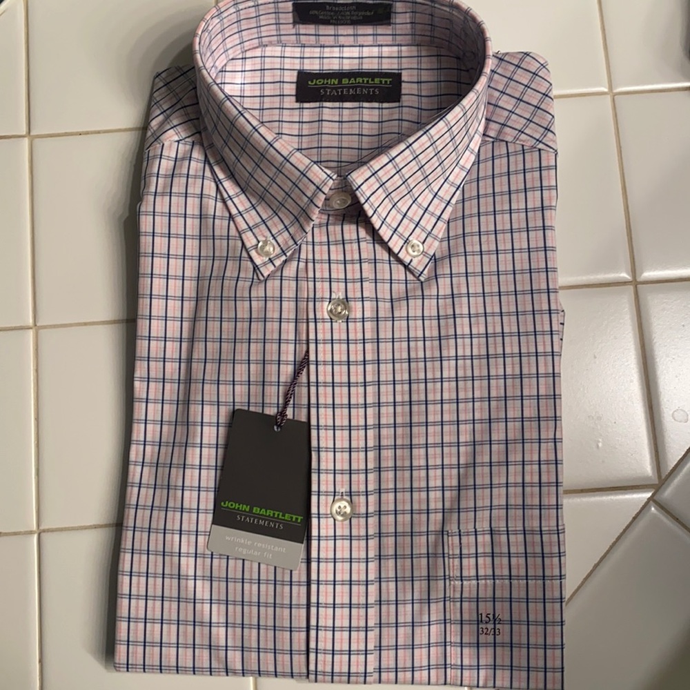 Men’s dress shirt, brand new by John Bartlett
